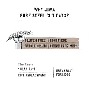 Jiwa Steel Cut Oats | 1 Kg | Old Fashioned Oats | Cereal for Porridge | Rich In Protein and Fiber | Make Vegetable Pulao and Risottos | Gluten Free and Wholegrain | 100% Natural gallery image