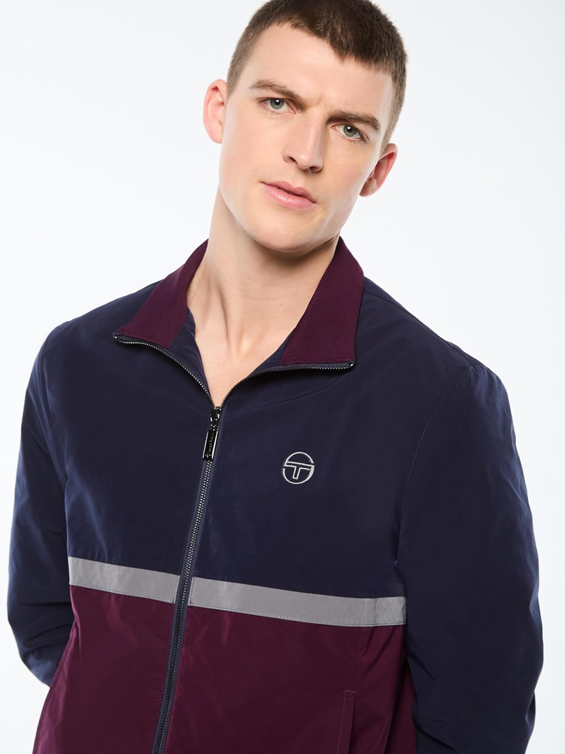Sergio Tacchini Portico Track Jacket- Maritime Blue - Image 8