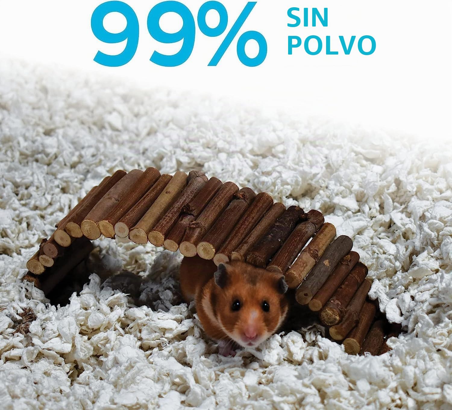 Carefresh Ropa de Cama para Mascotas pequeñas de Papel Natural Blanco 99% Libre de Polvo con Control de olores, 10 L
