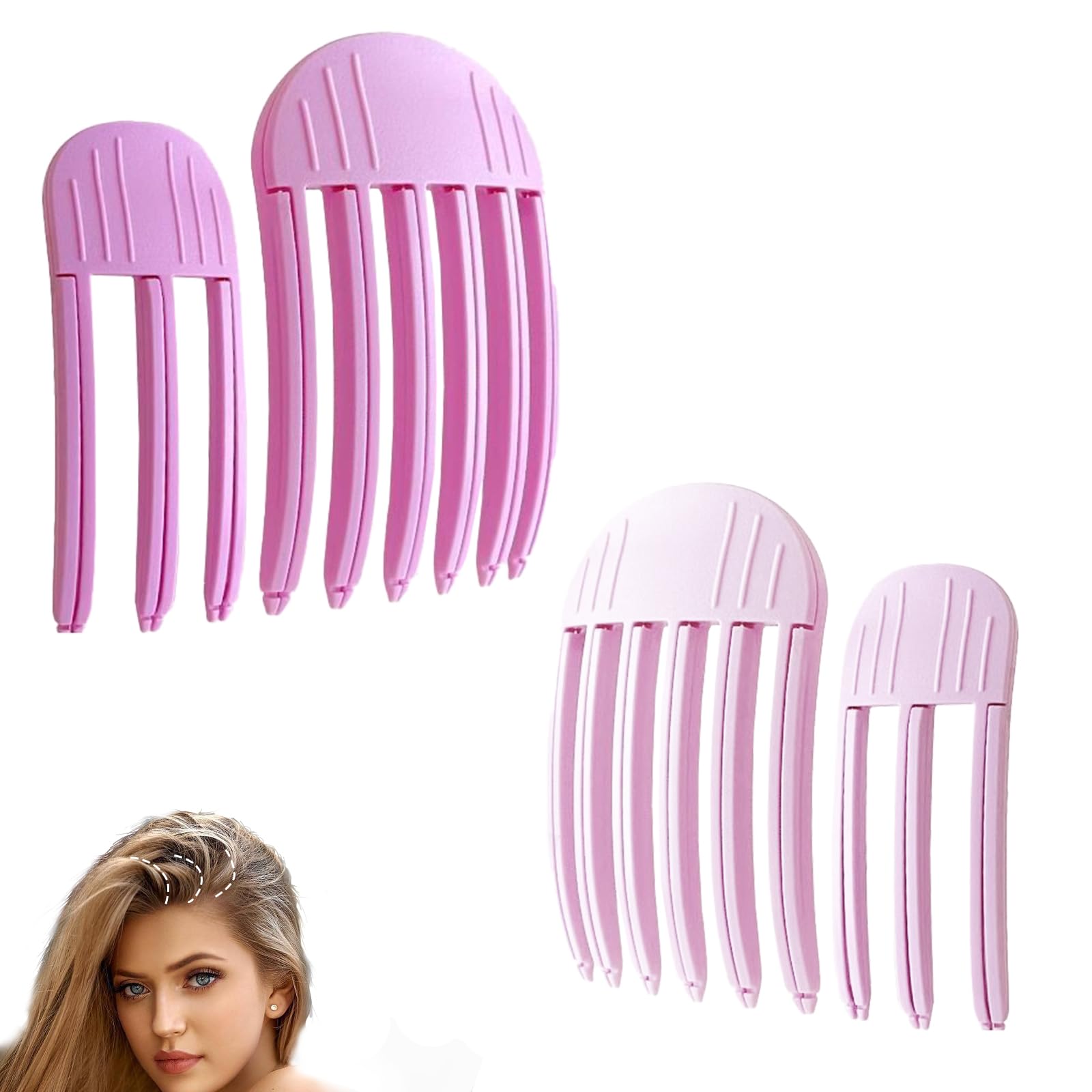 Root Lifter for Hair - TRACOMPAN 4Pcs Hair Volume Clips