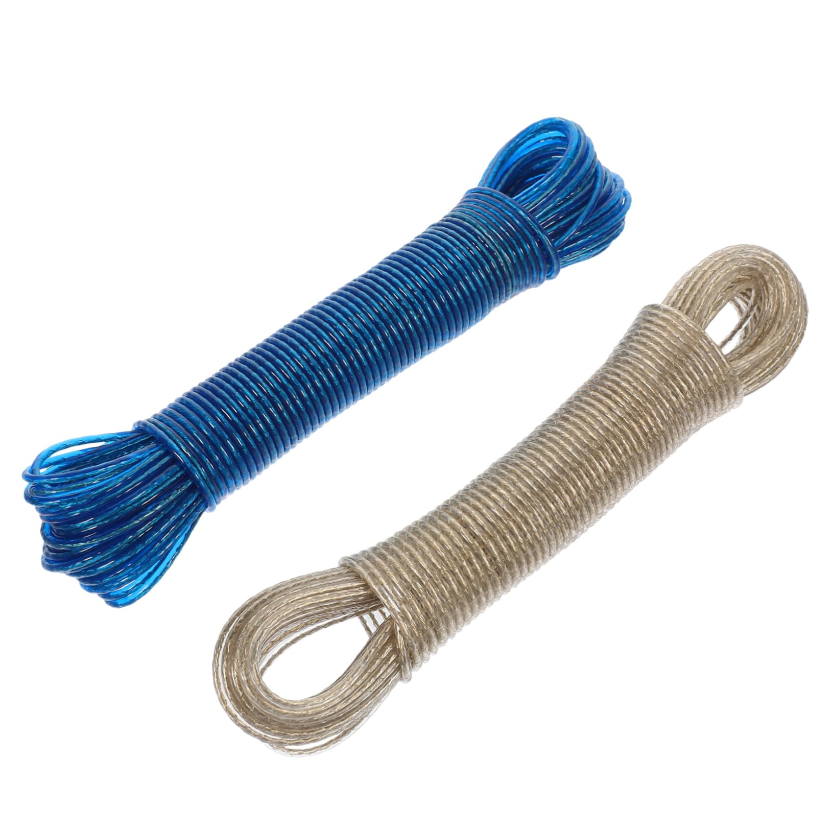 PRETYZOOM Lot de 3 Étendoirs à Linge Coupe-Vent Cintres de Voyage pour Sécher Le Linge Corde à Linge Dextérieur Cordes à Linge Non Destinées Camping 2 Pièces X 3
