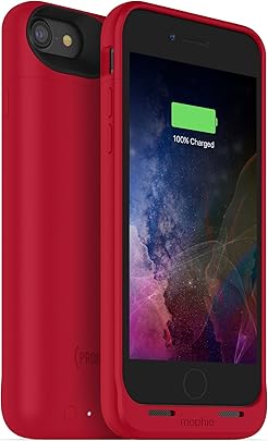 Mophie Juice Pack Air Battery Case compatible con cargadores inal mbricos para Apple iPhone Rojo Mophie Juice Pack Air Battery Case compatible con cargadores inal mbricos para Apple iPhone Rojo