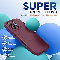 Vista 968 de Miracase Funda diseñada para iPhone 13 Pro Max con protector de pantalla, [forro de microfibra suave antiarañazos], funda protectora de silicona