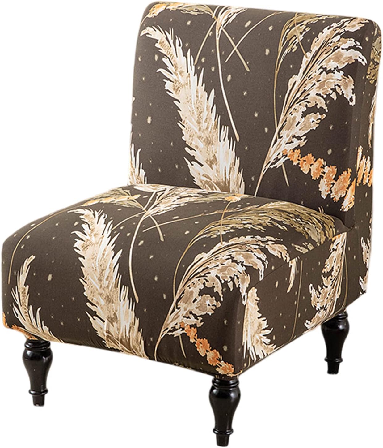 GOSTADY Armless Chair Slipcover Stretch Armless Accent