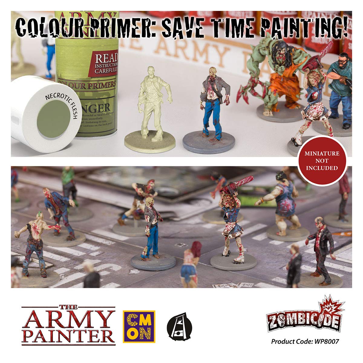 Warpaints Starter Paint Set with FREE Paintbrush Zombie Miniature