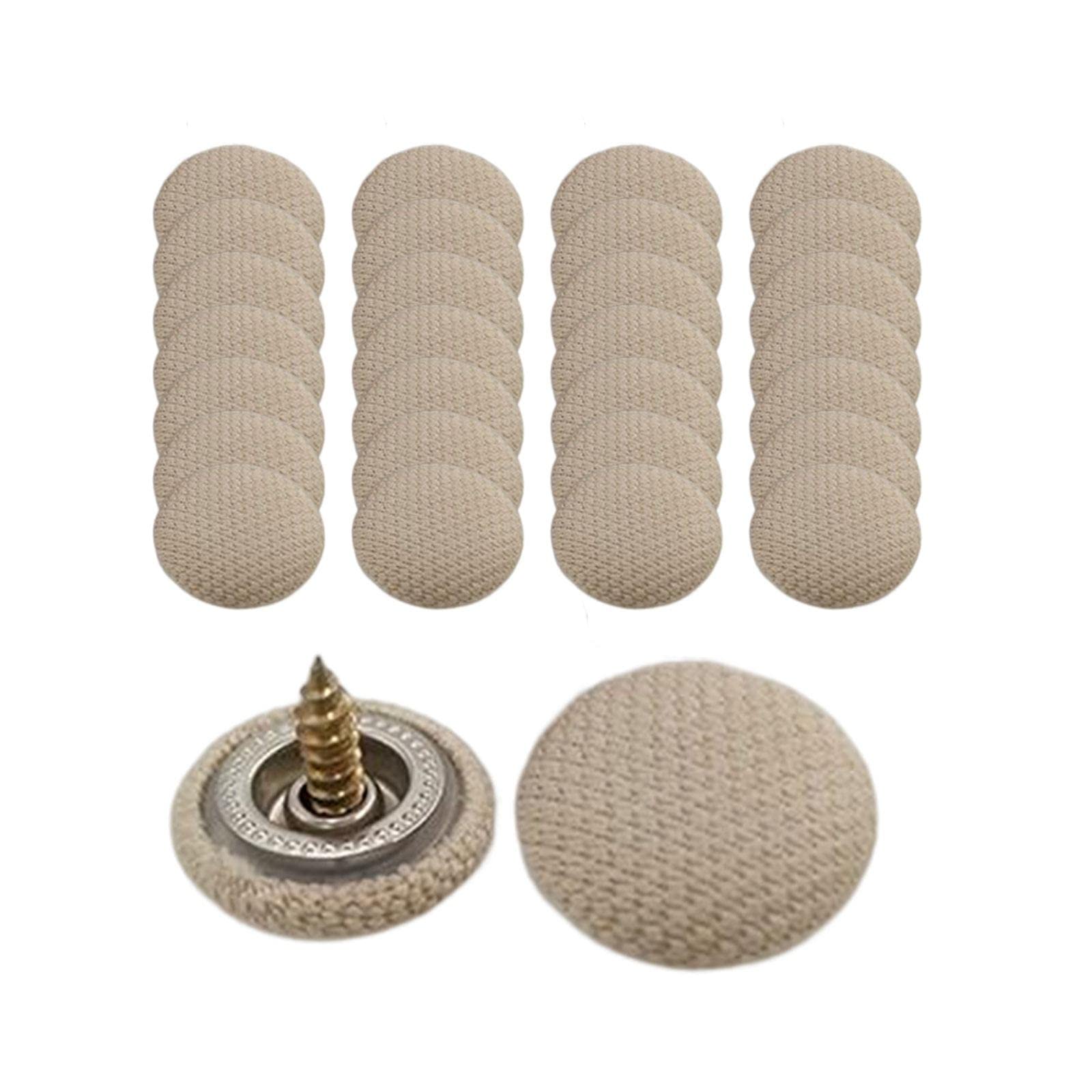 Headliner Repair Button Auto Roof Snap Rivets Retainer For All Cars Beige | 30Pcs Car Roof Repair Button-image-37