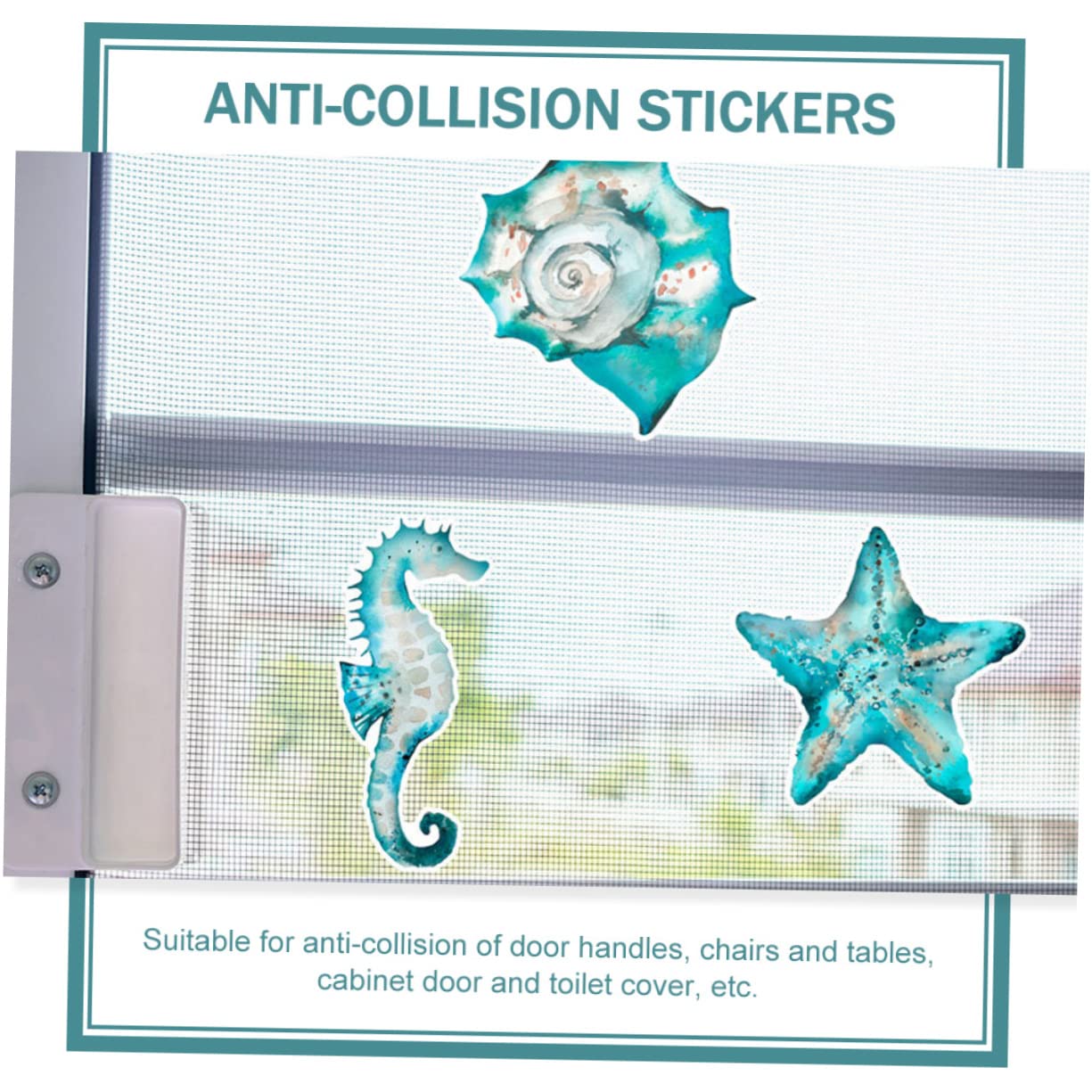 Amosfun 4 Juegos Adhesivos Anticolisión Estrella De Mar Adhesivos Decorativos Calcomanías De Ventana Pegatinas De Pájaros Para Ventanas Pegatinas Magnéticas Pastas Anticolisión 10 Uds * 4