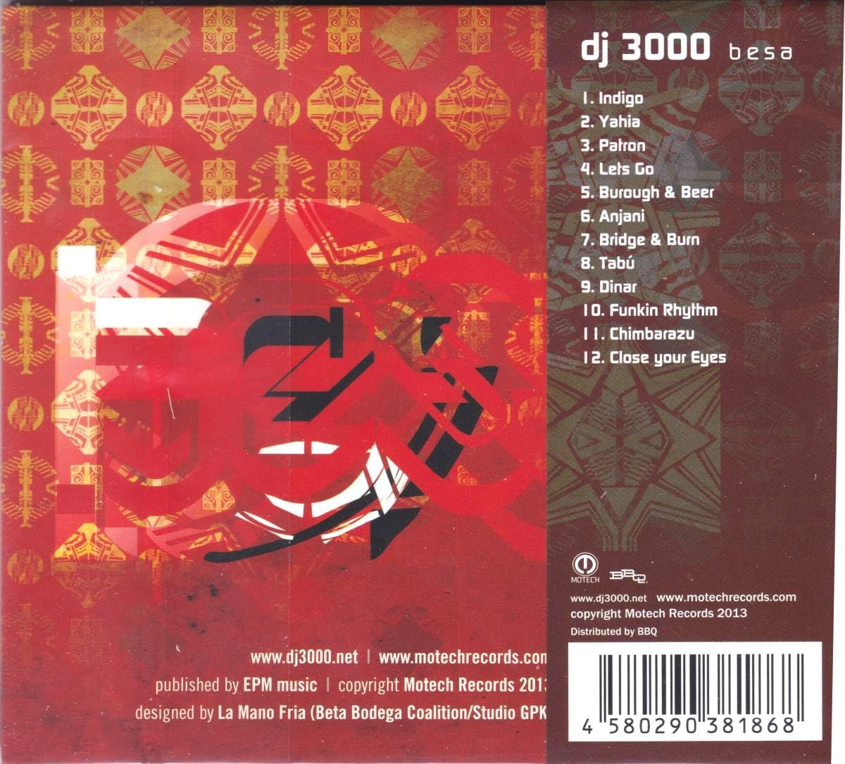 Amazon.co.jp: ☆DJ 3000/besa◇13年リリースの現行デトロイト・テクノ 