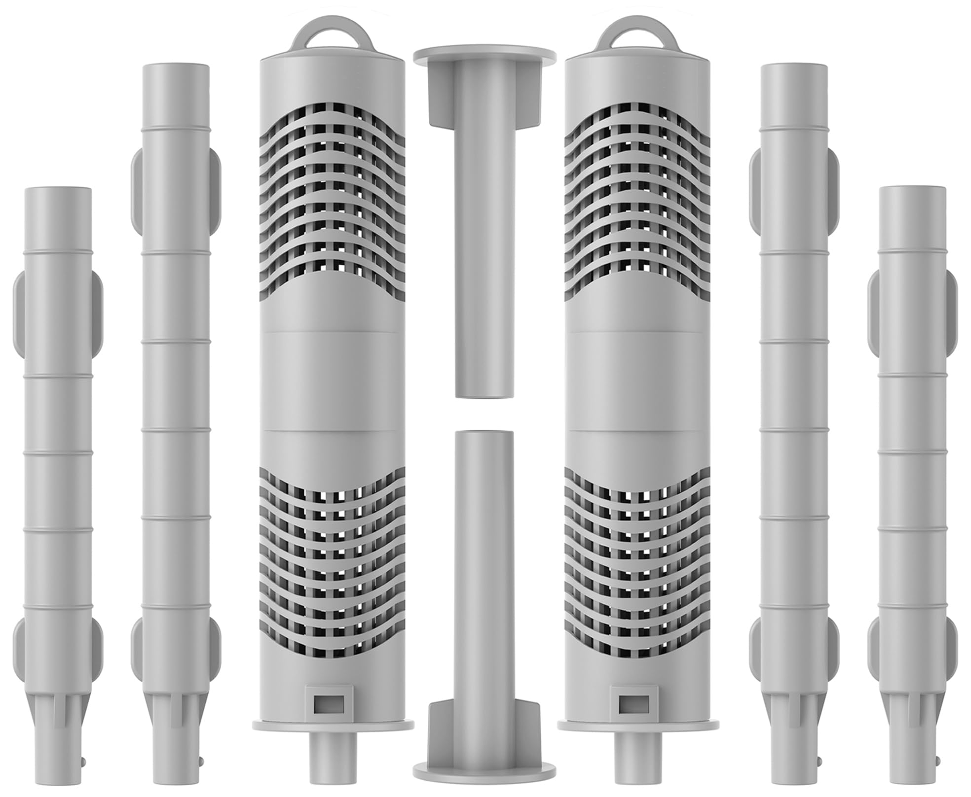 Hot Tub Mineral Silver Ion Cartridge Sticks (2 Gray) for Spas - 8-Month Fresh, Crystal-Clear Water Treatment - Controlled 1.05% Ag+ Release Technology - Reduces Your Maintenance Costs