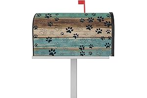 Oversized Dog Paws Prints Mailbox Wraps