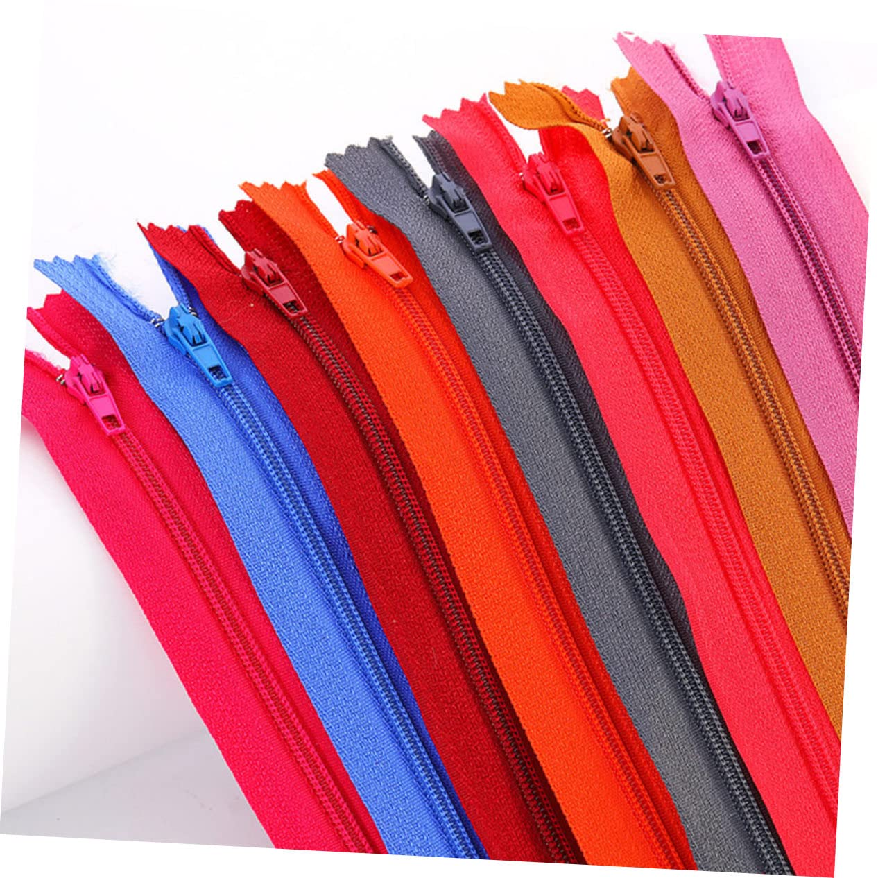Ciieeo 100pezzi Cerniere Nylon Colorate Per Cucito Facili Da Usare e Resistenti Accessori Pratici Per Progetti Diy