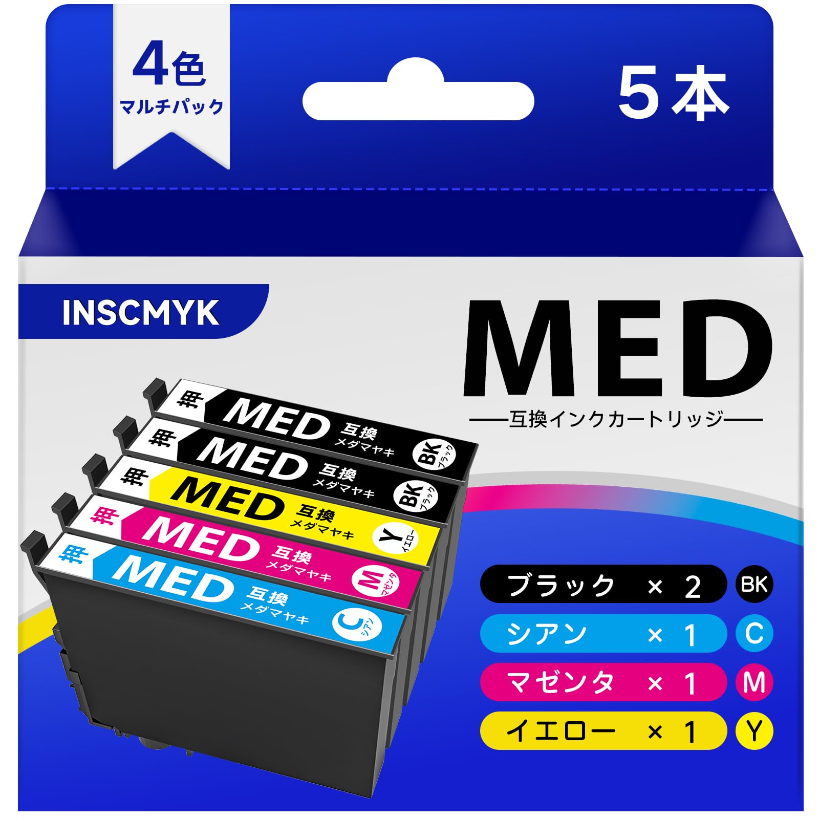 Amazon.co.jp: MED-4CL メダマヤキ インク エプソン対応 MED EPSON用
