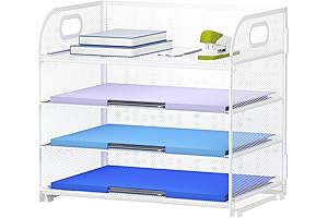 Marbrasse 4 Tier Paper Tray: The Ultimate Desk Organizer for a Tidy Workspace