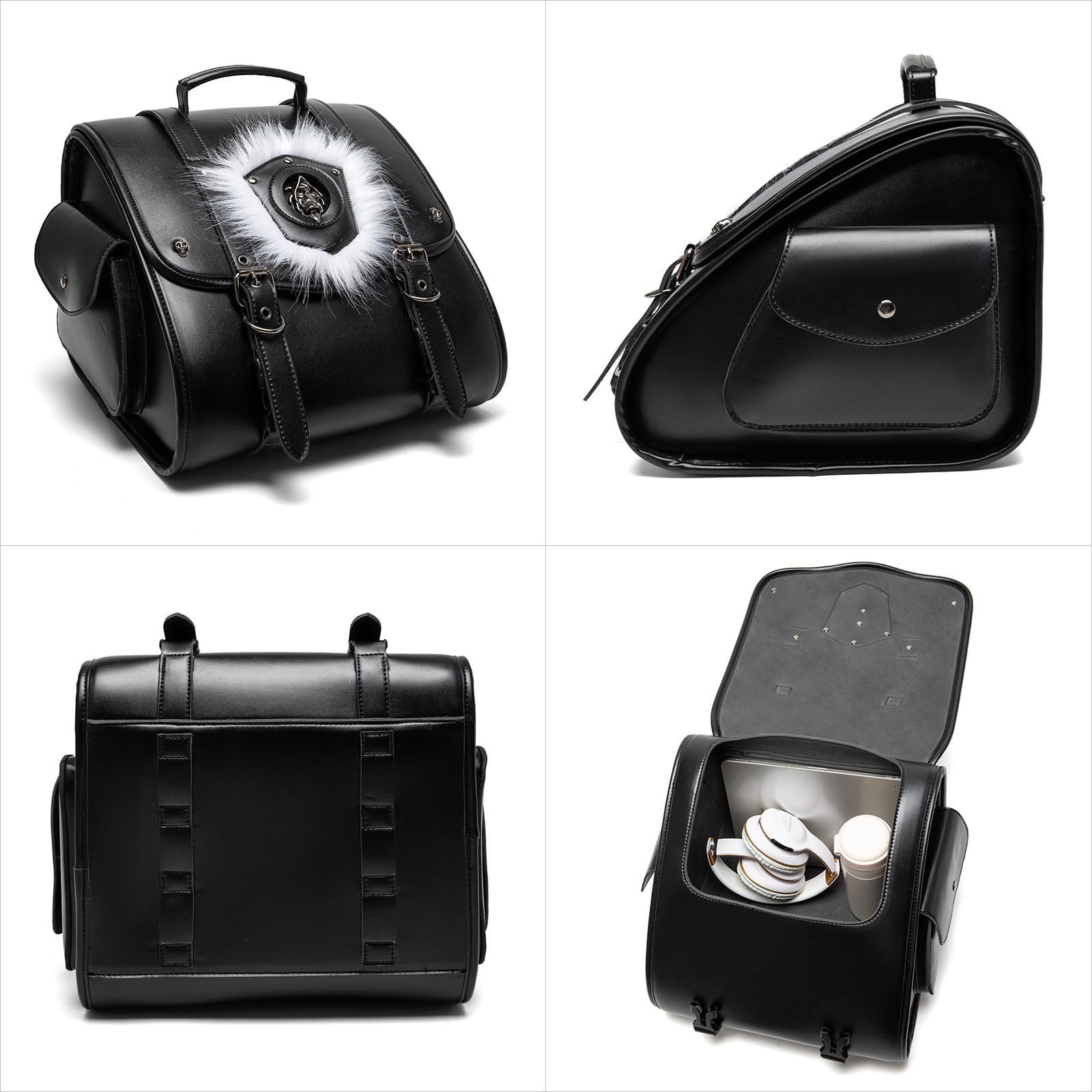 Hecktasche mit Anti Diebstahl Verschluss, wetterfeste Designs, Retro Heckpack Upgrades für Fahrrad und Motorradgepäck