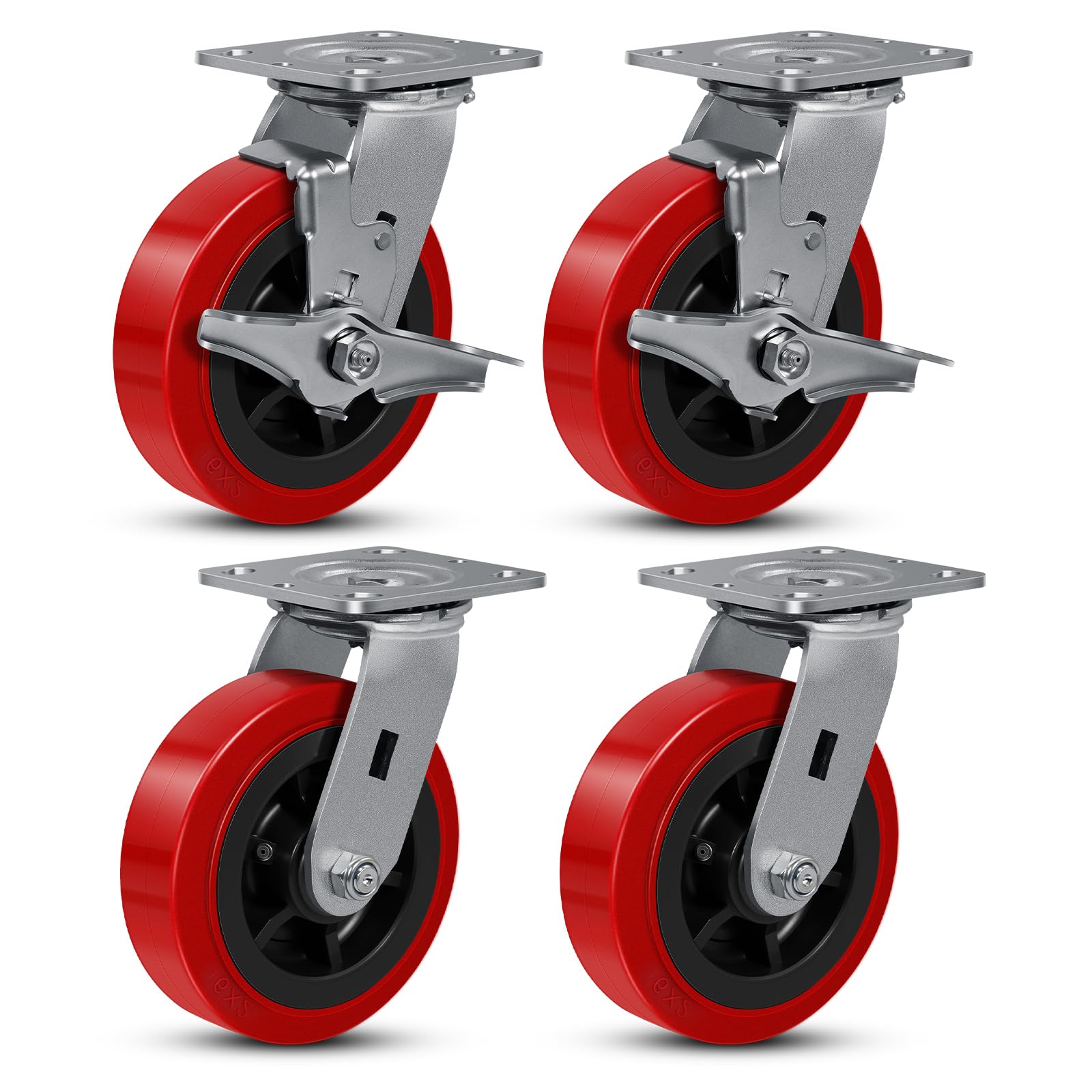 Heavy Duty Industrial Casters - 4000 lb Capacity -20 Heavy Duty Industrial Casters - 4000 lb Capacity -20