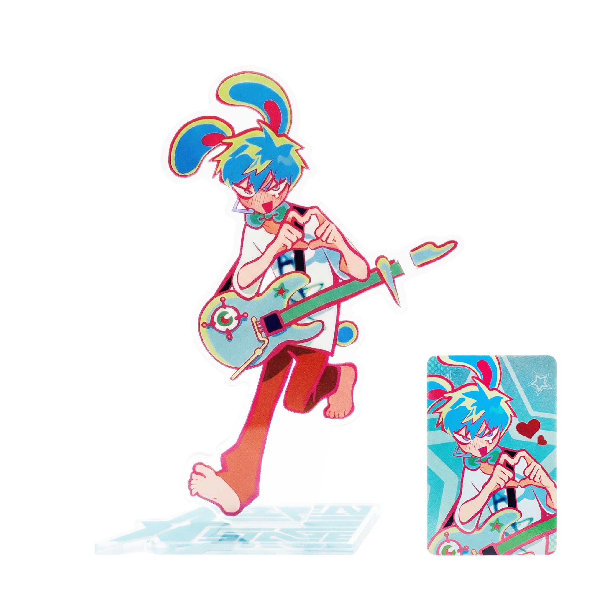 YJacuing Alien Stage Rabbit Series Acrylic Stand Figure, Officially Licensed Anime ALNST Desk Decor with Bonus Collectible Card (Till)