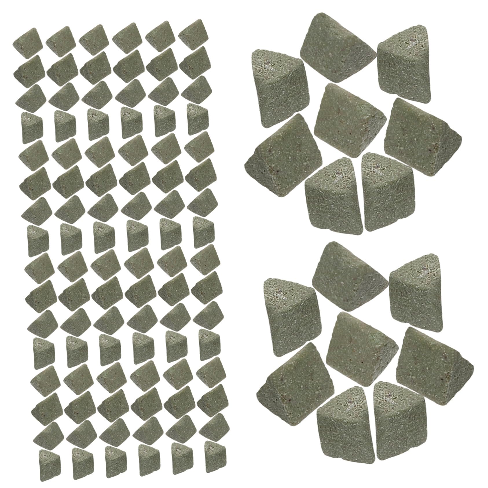 4stücke Triangular Poliermaterial Hochwertige Keramische Schleifmittel Für Vibrationstumbler Packung Für Schmuck Und Glasbearbeitung
