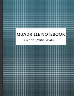 Quadrille Notebook: Quad Ruled Graph Paper Composition Notebooks 8.5*11" For Math, Science Lab Book For Students.