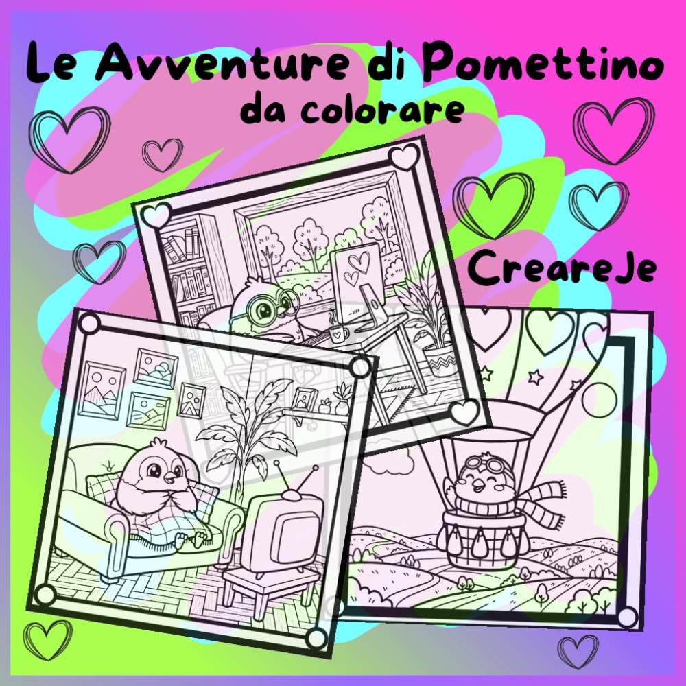 Le Avventure di Pomettino da Colorare: Libro da colorare per tutte le età