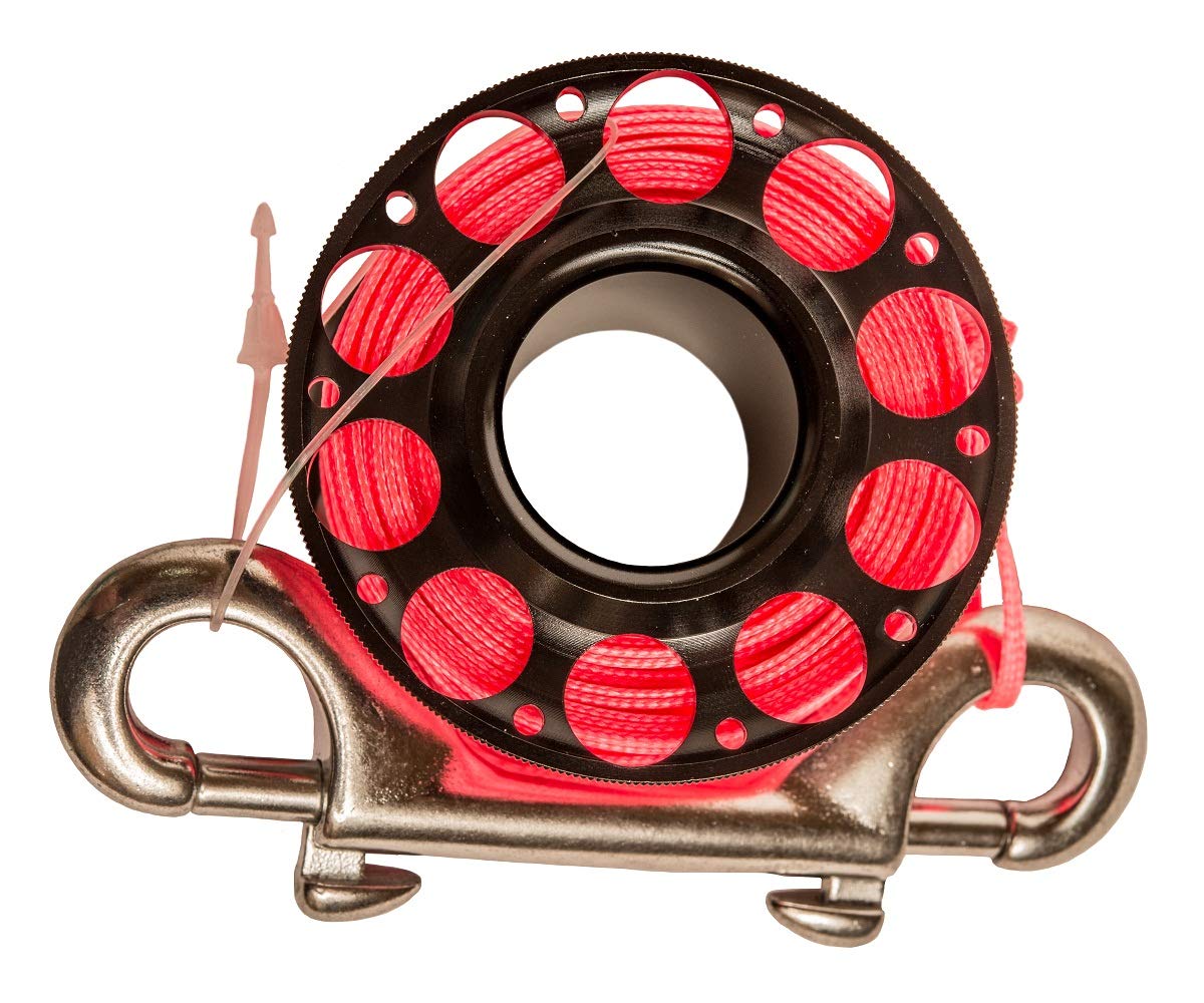 Storm Dive Reel 15M Flat Orange String w/Stainless Hook