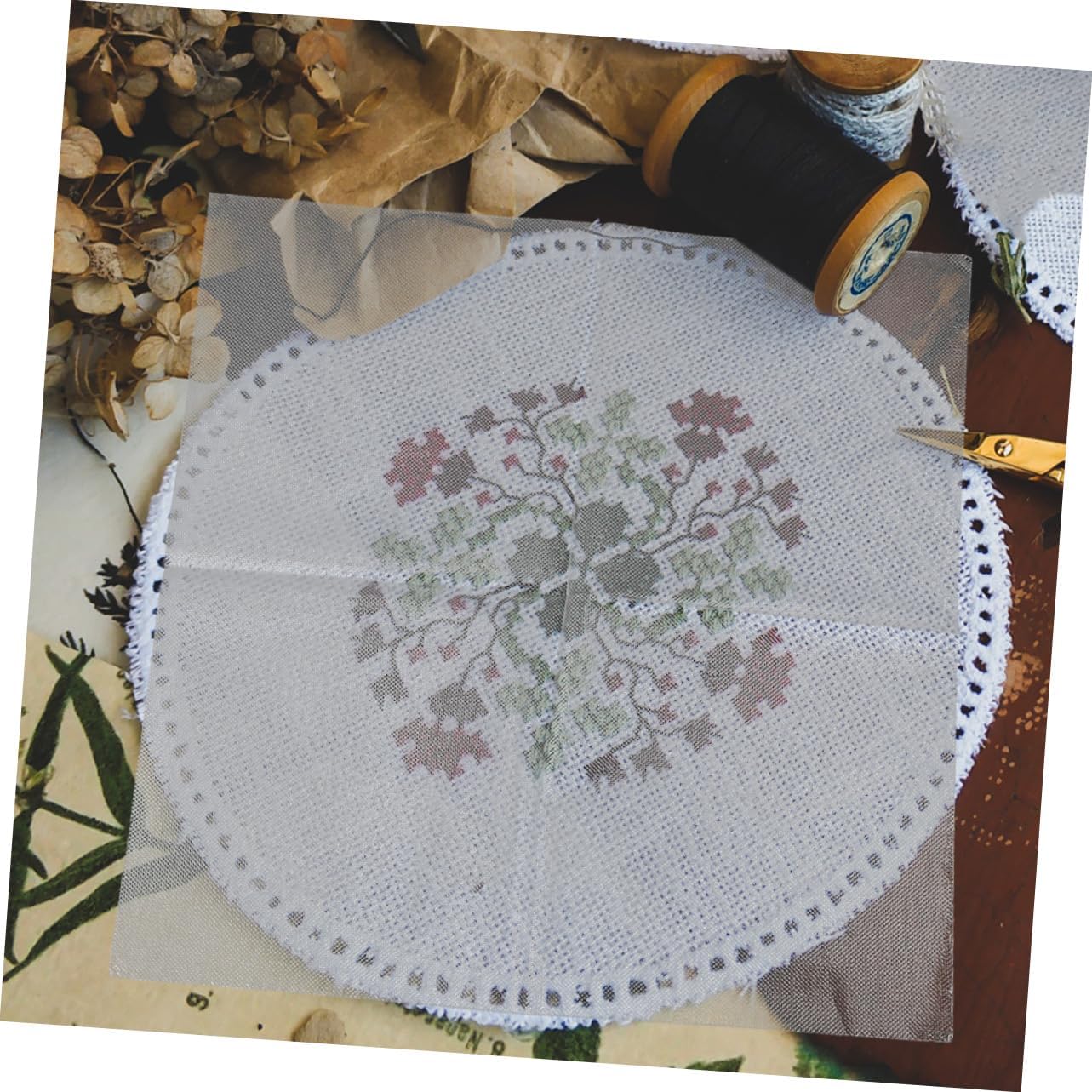 ARTIBETTER 5sets Water Soluble Film Embroidery Transfer for Sewing Includes of Embroidery for Clothes Shirts and Crafts