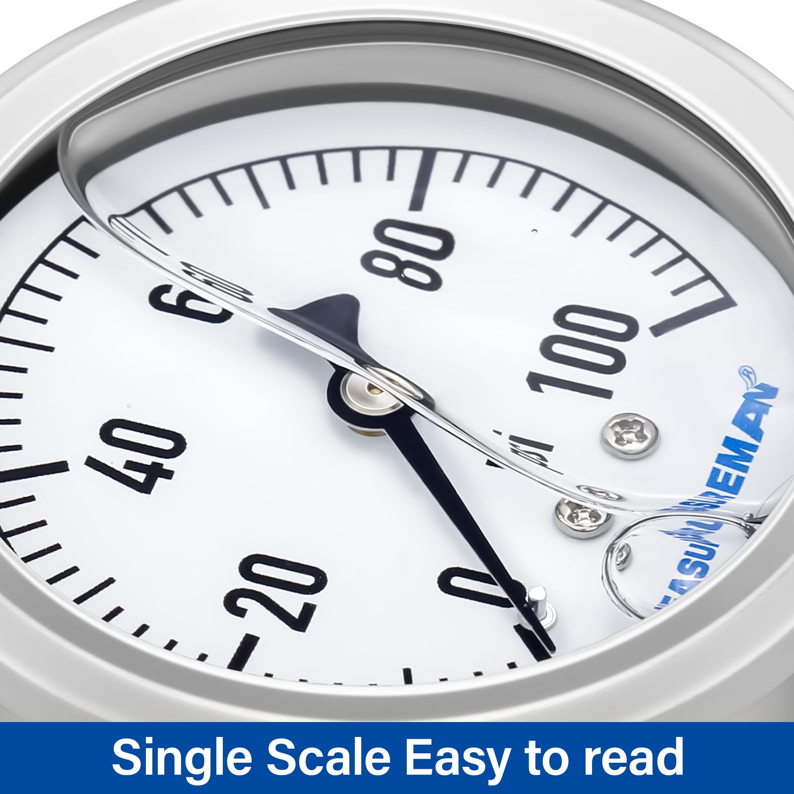 Glycerin Filled Pressure Gauge - 0-100psi -5