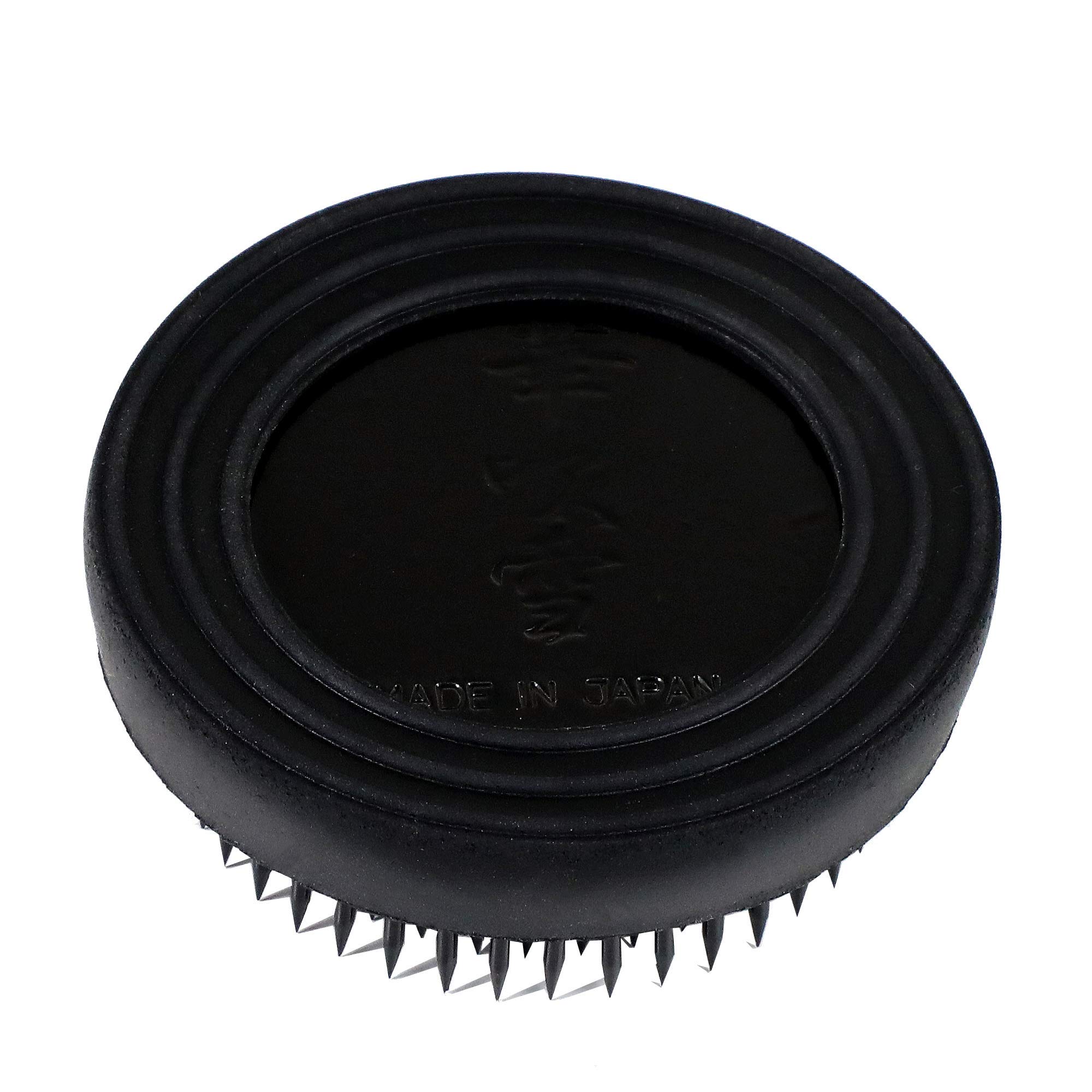 Wazakura 3 PCS Set di Strumenti Essenziali per Ikebana Giapponese Fatto in Giappone, Composizioni Floreali [Forbici Ikenobo + Kenzan Rotondo Nero da 80mm + Strumento di Cura per Kenzan]
