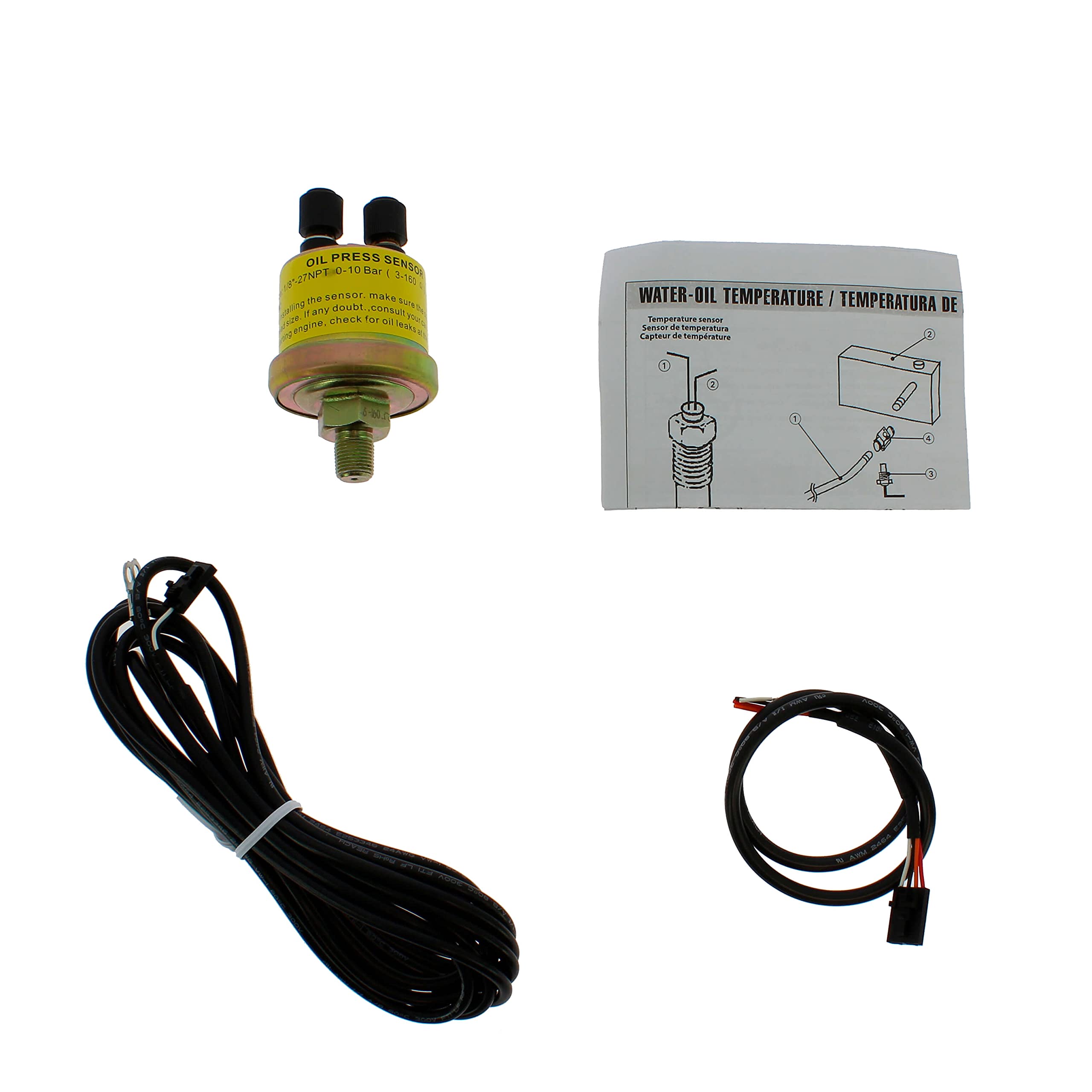 MANOMETRE DE PRESSION D'HUILE RSP D.52MM LED