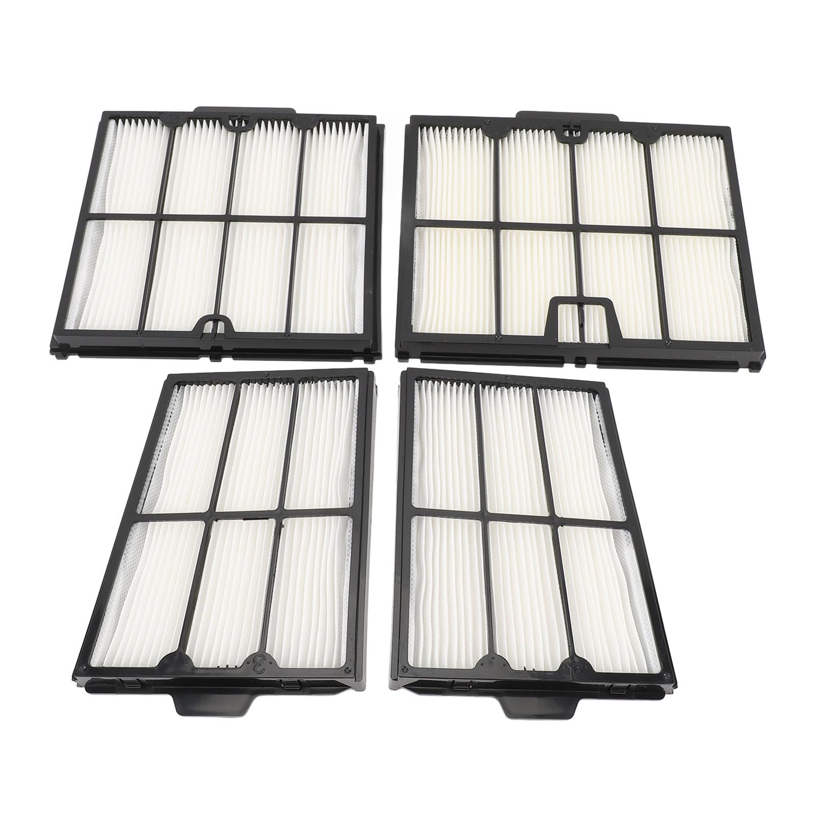 Yosoo Health Gear Paneles de Filtro Ultrafinos Reemplazo del Filtro del Limpiador de Piscinas Cesta Plegable de ABS con 4 Paneles Numerados Enjuague de Manguera de Captura de Desechos Finos para