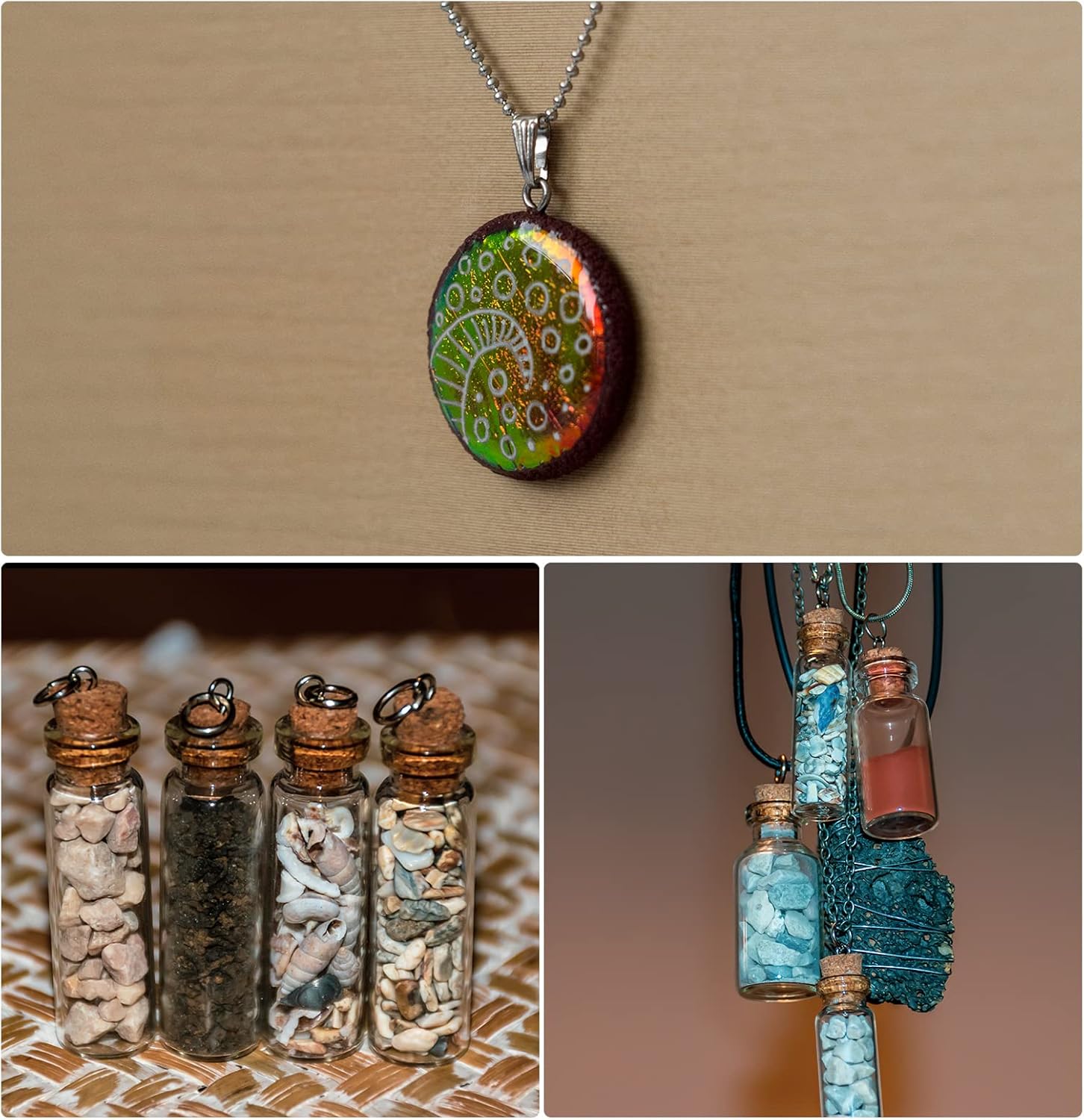 uxcell 200Pcs Small Screw Eye Pins Hooks Mini Eyelets Screws Threaded, 4x8x1mm Self Tapping Screw for Jewelry Making Findings DIY Crafts, White - Image 5