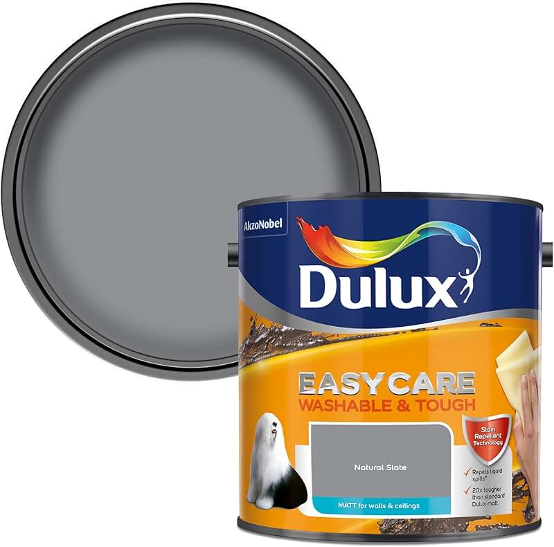 Amazon.co.uk dulux slate grey paint