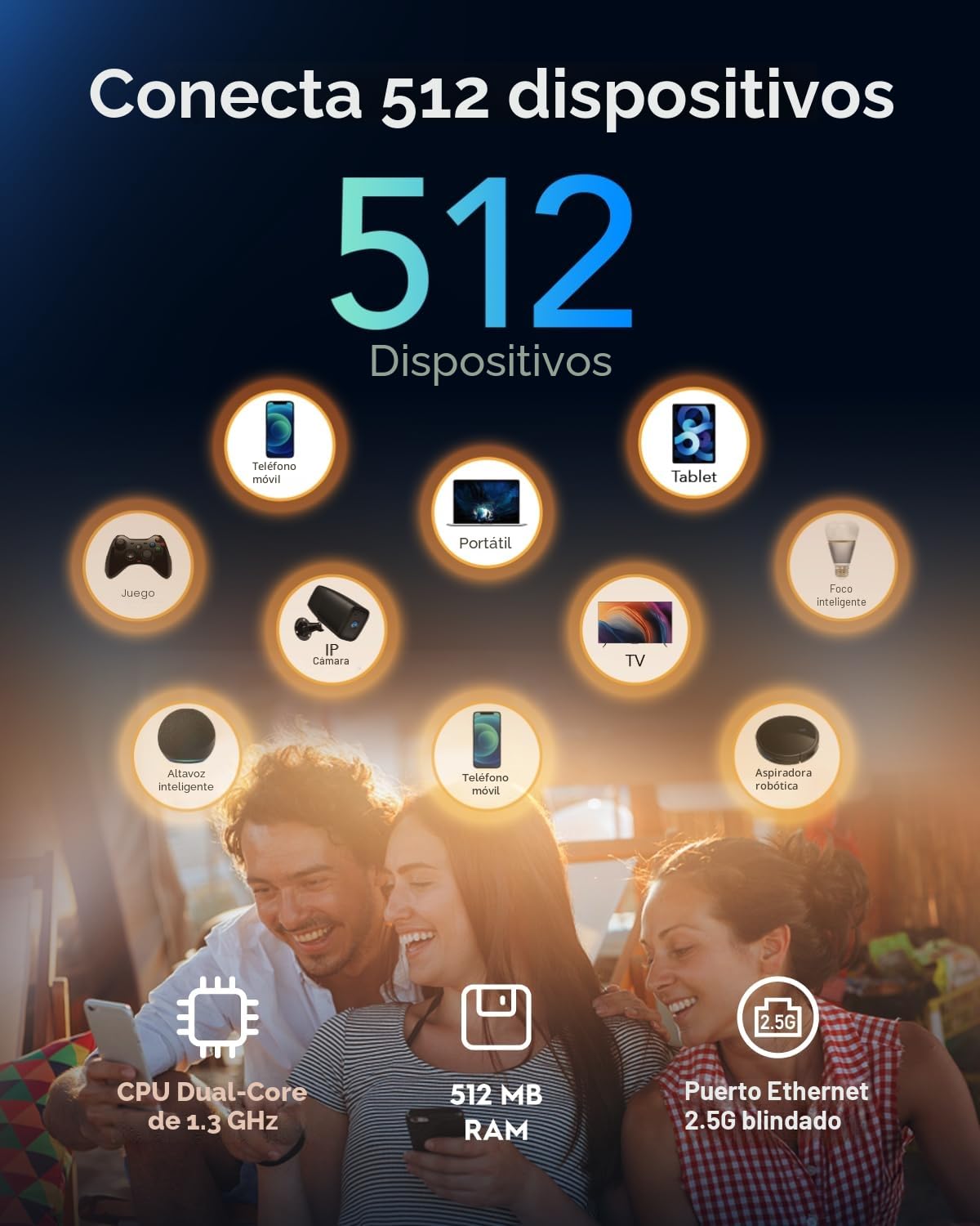 Cudy AX3000 2.5G WiFi 6 Punto de Acceso inalámbrico, 2.5Gbps RJ45, solución WiFi Comercial con Malla, MU-MIMO, Alimentado por PoE o CC, Cudy Mesh y App Soporten, AP3000