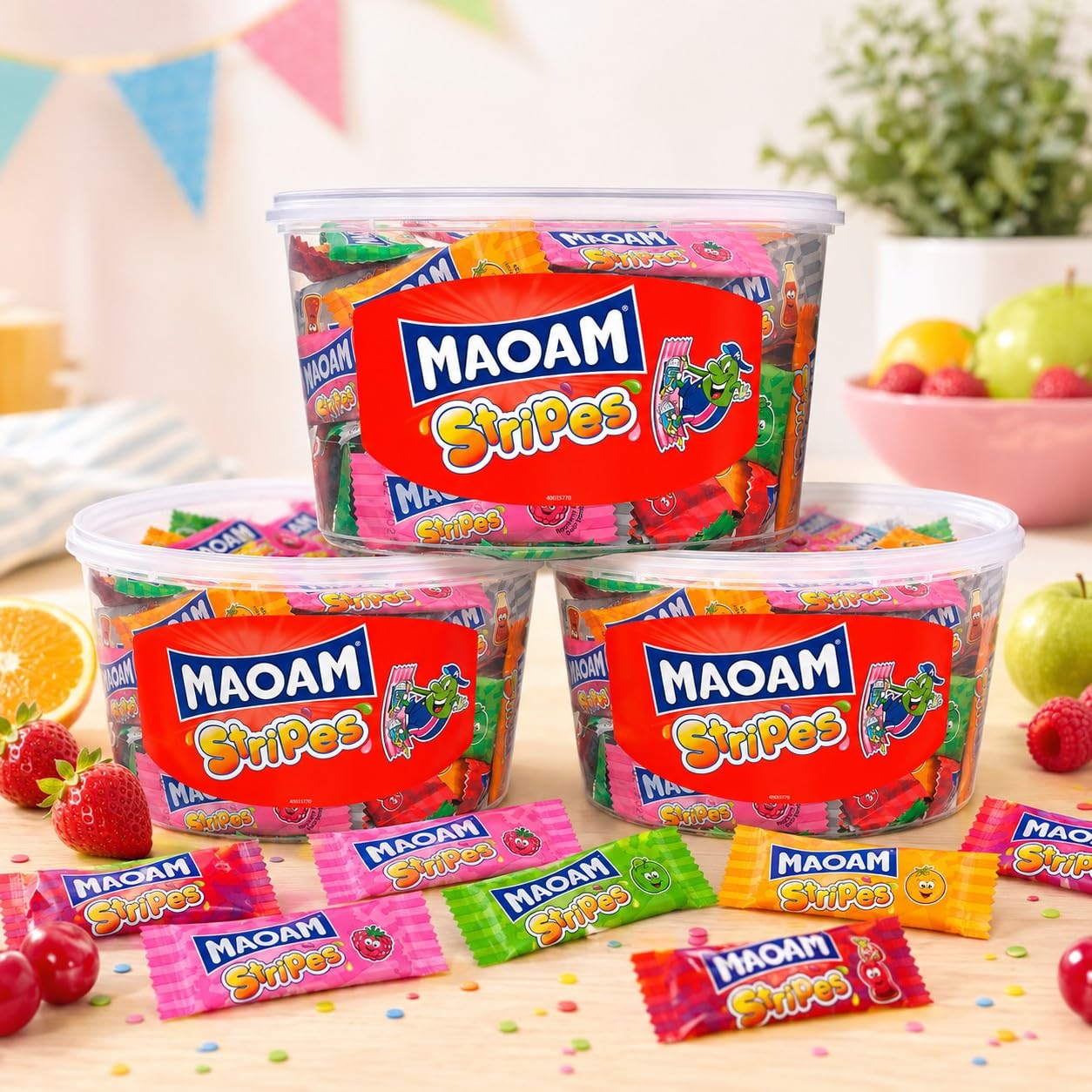 Maoam Stripes 3x100er