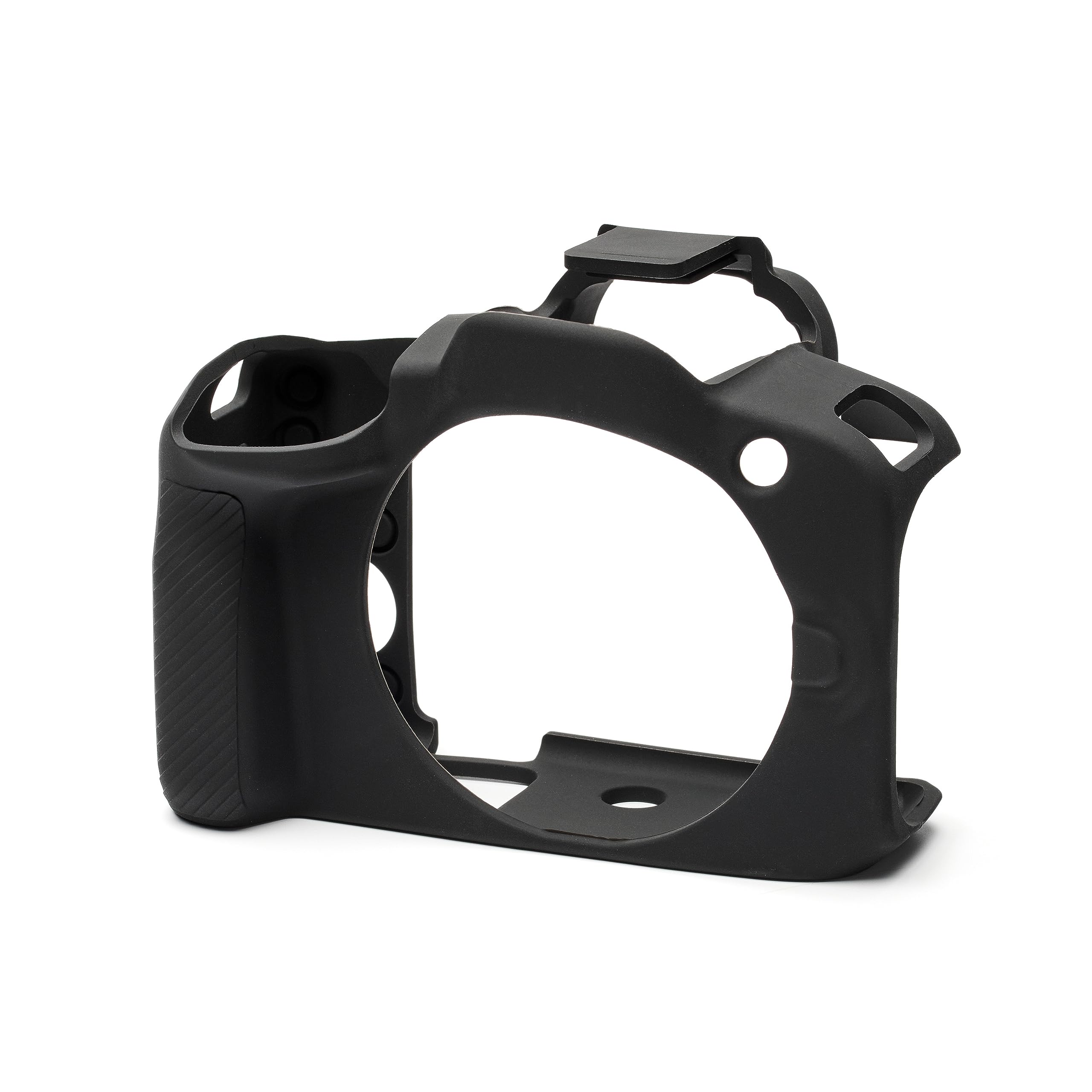 easyCover Custodia protettiva in silicone compatibile con fotocamera Canon R50. Custodia protettiva. Nero, Custodia per fotocamera