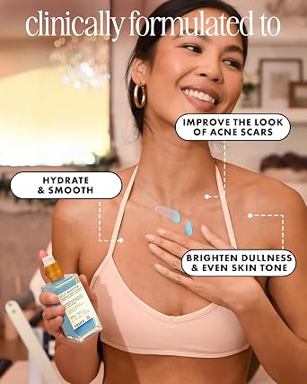 Truly Beauty Jelly Booster Pigment Body Potion | Dark Spot & Discoloration Treatment for Body | Pomegranate Extract & Vitamin B12 | Hydrates, Smooths & Helps Fade Acne Scars for Even Skin (3.1 fl oz)