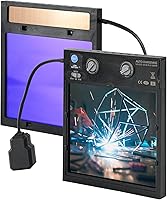 Vista 9 de TRQWH Lente de soldadura oscurecimiento automático: lente de casco de soldadura, tecnología de color verdadero con 4 sensores de arco, rango