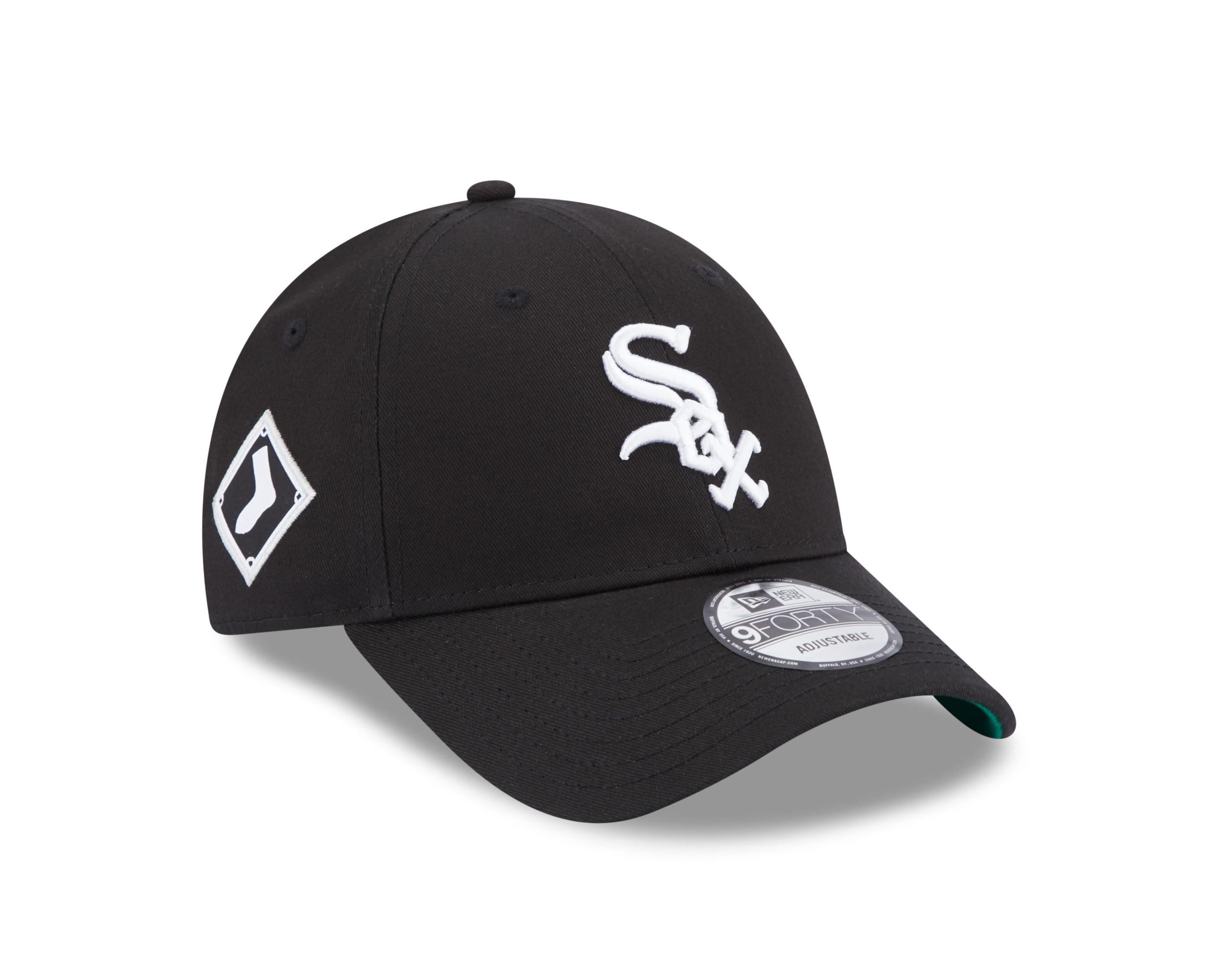 New Era Chicago White Sox MLB Team Side Patch Black 9Forty