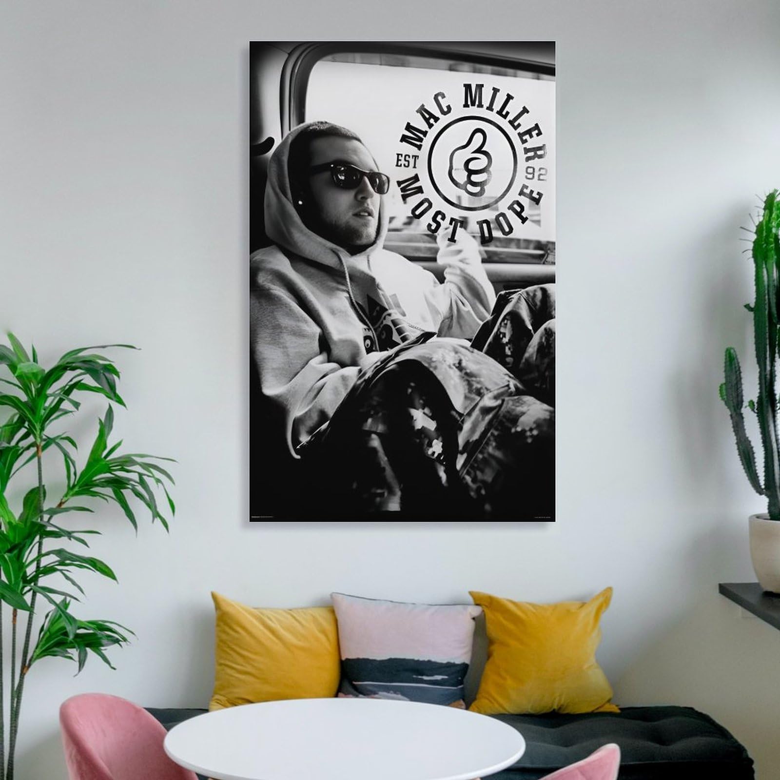 Poster Déco Mac Miller - Art Musical étoile, Parfait Pour Mur Salon Ou Bureau