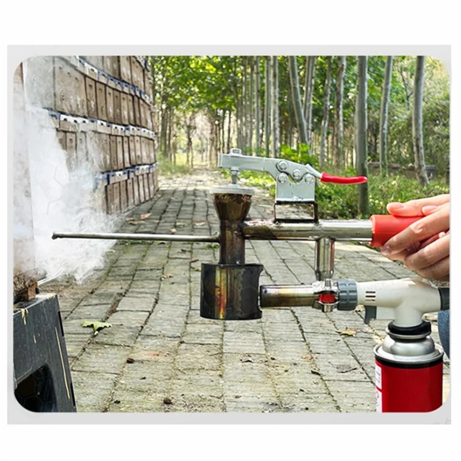 Evaporatore di acido ossalico, trattamento degli acari delle, macchina for la nebbia, affumicatore riscaldato, strumenti for l'apicoltura Attrezzatura per l'apicoltura