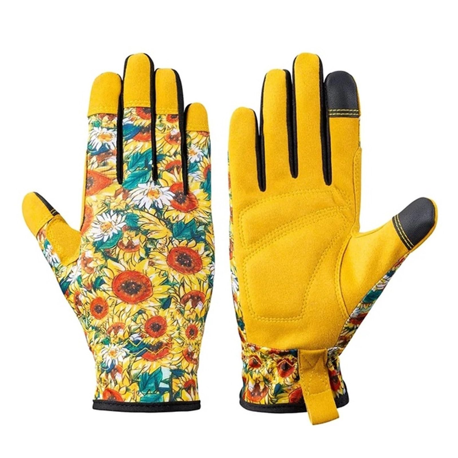 Gants de jardinage longueur coude taille rosiers travail jardin écran tactile toile(Medium)