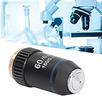 Vista 6 de Microscopio acromático, dispositivo de la primavera de la lente del objetivo del microscopio 60X para el laboratorio