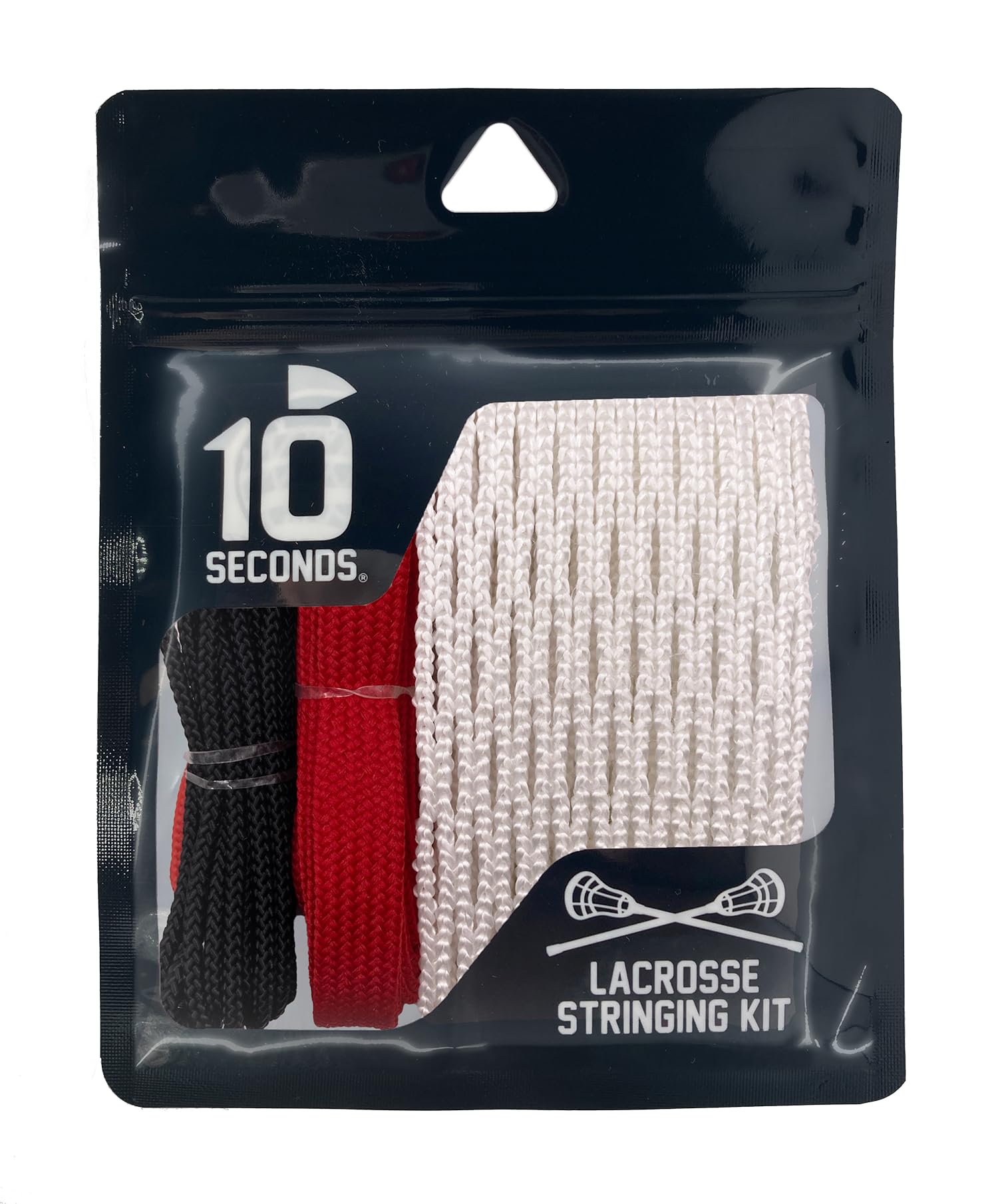 10 Seconds - Proline Lacrosse Stringing Kit Mesh, Weather-Resistant and Precision Stringing. includes: Shooting String, Shooting Lace, Sidewall and