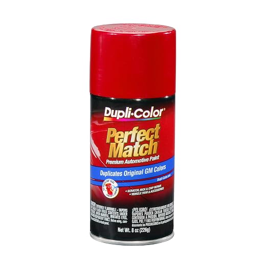 Dupli-Color Perfect Match Premium Automotive Paint, Victory Red, 8 oz