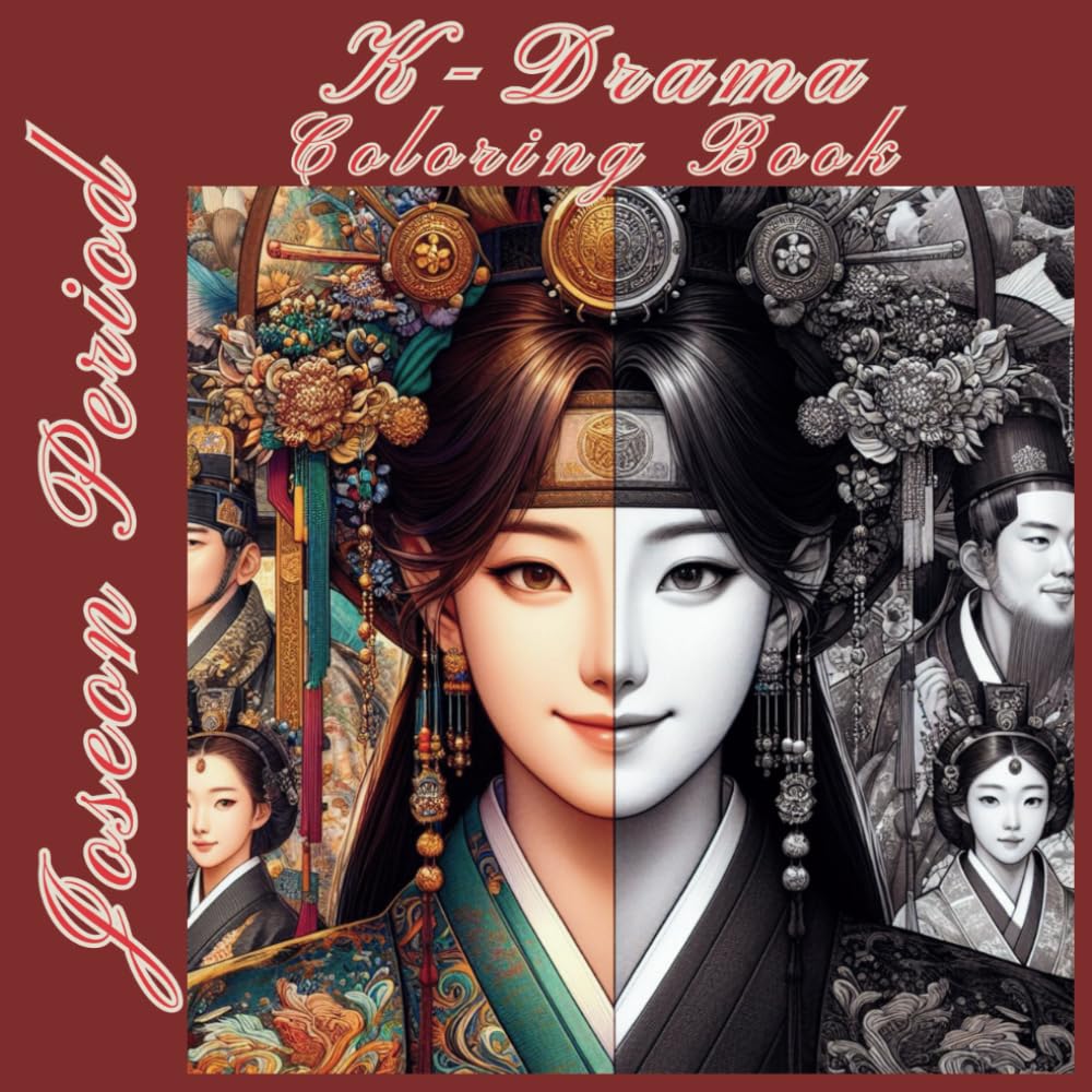 K-Drama Coloring Book Joseon Period