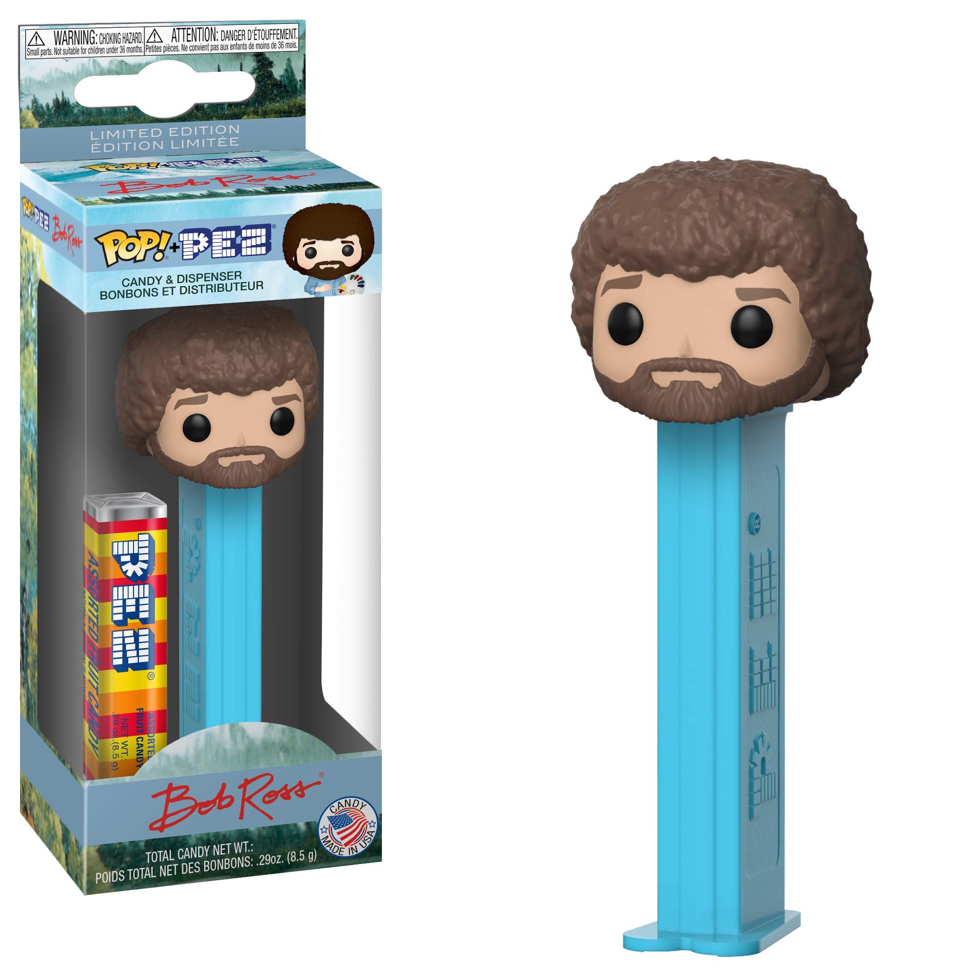 Amazon.com: Funko Pop! Pez: Bob Ross 32494 : Toys & Games