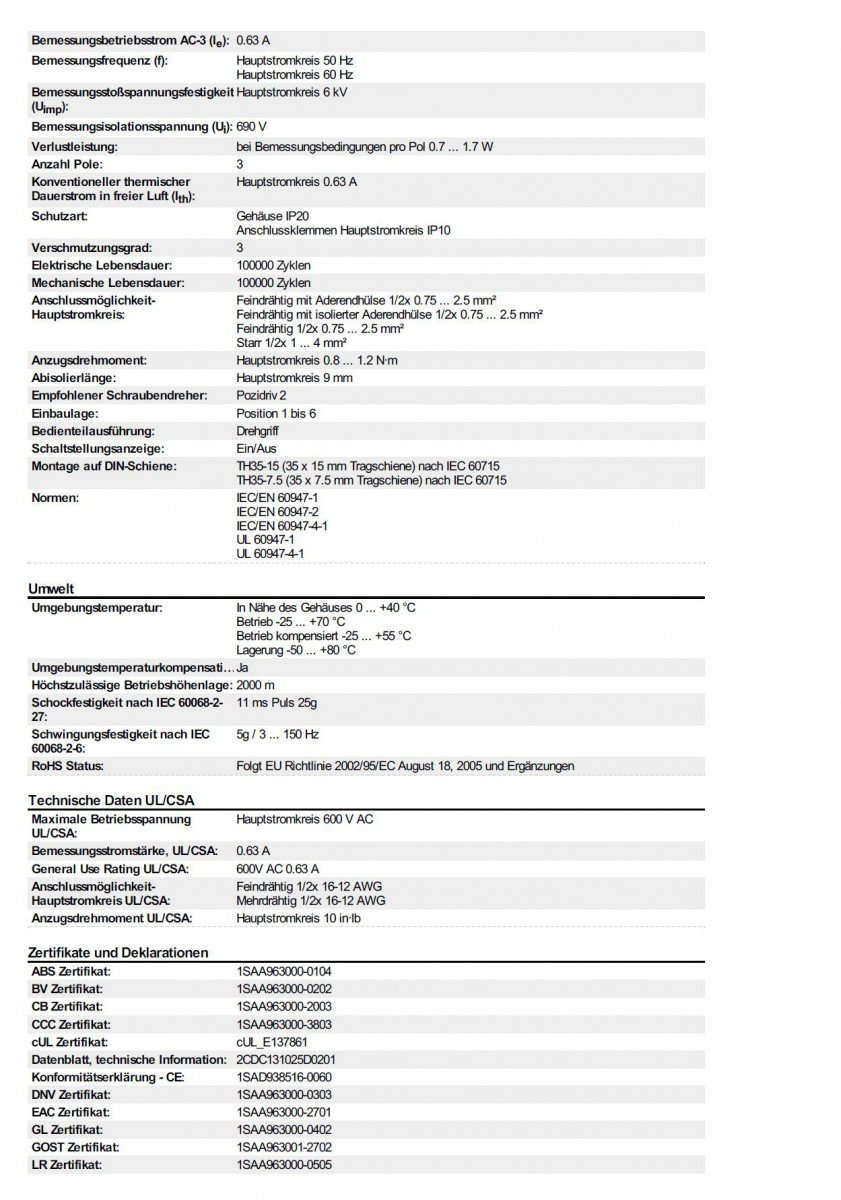 ABB composant de commande 1SAM250000R1004