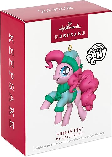 Miniatura 3 de Hallmark Keepsake Adorno navideño de plástico 2022, Hasbro My Little Pony Pinkie Pie
