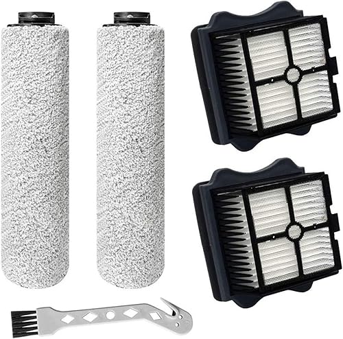 HEPA Filter Roller Brush Compatible for Tineco Floor One S3, Compatible for IFloor 3 Mop Vacuum Cleaner for Wet and Dry Floors