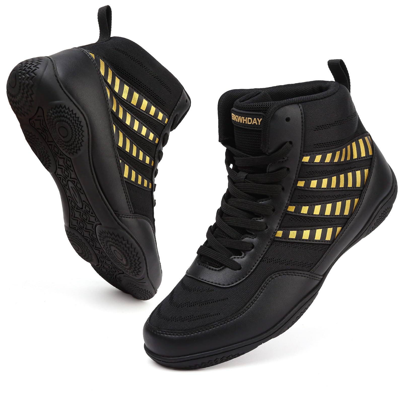 Wrestling Shoes Men Youth Boxing Cross-Training Squats Bodybuilding Lightweight Breathable Non Slip-image-10