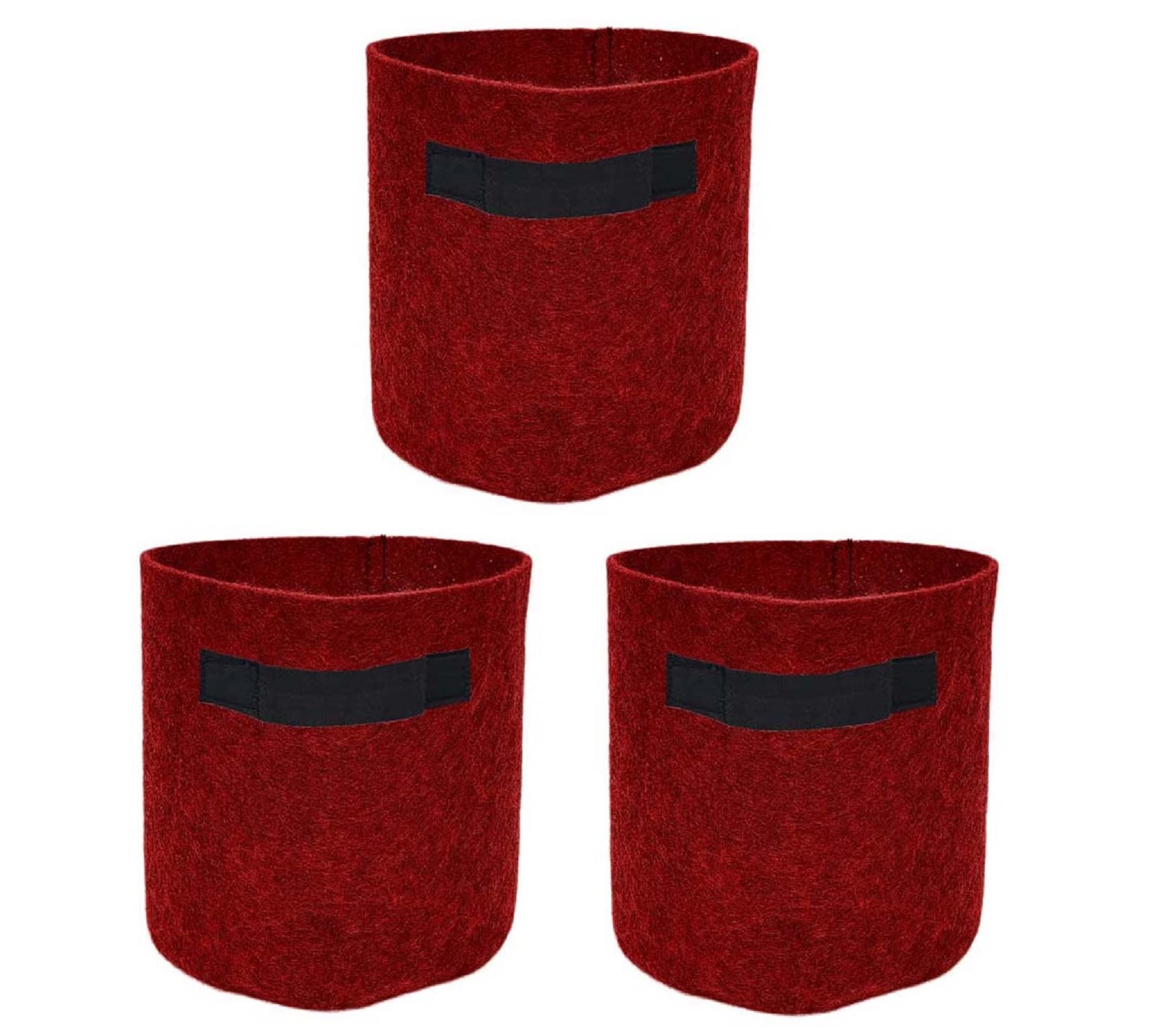 FAVLY Geo Fabric Grow Bag Heavy Duty 500 GSM Maroon Color Terrace Gardening Suitable for All Plants Size (10 x 10 inch) - Pack of 3 (B0BGSW9Z1X) Amazon Price History, Amazon Price Tracker